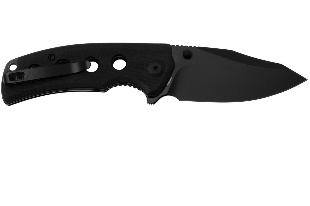 Sencut Excalis S23068-1 Black 9Cr18MoV, Black G10 zakmes