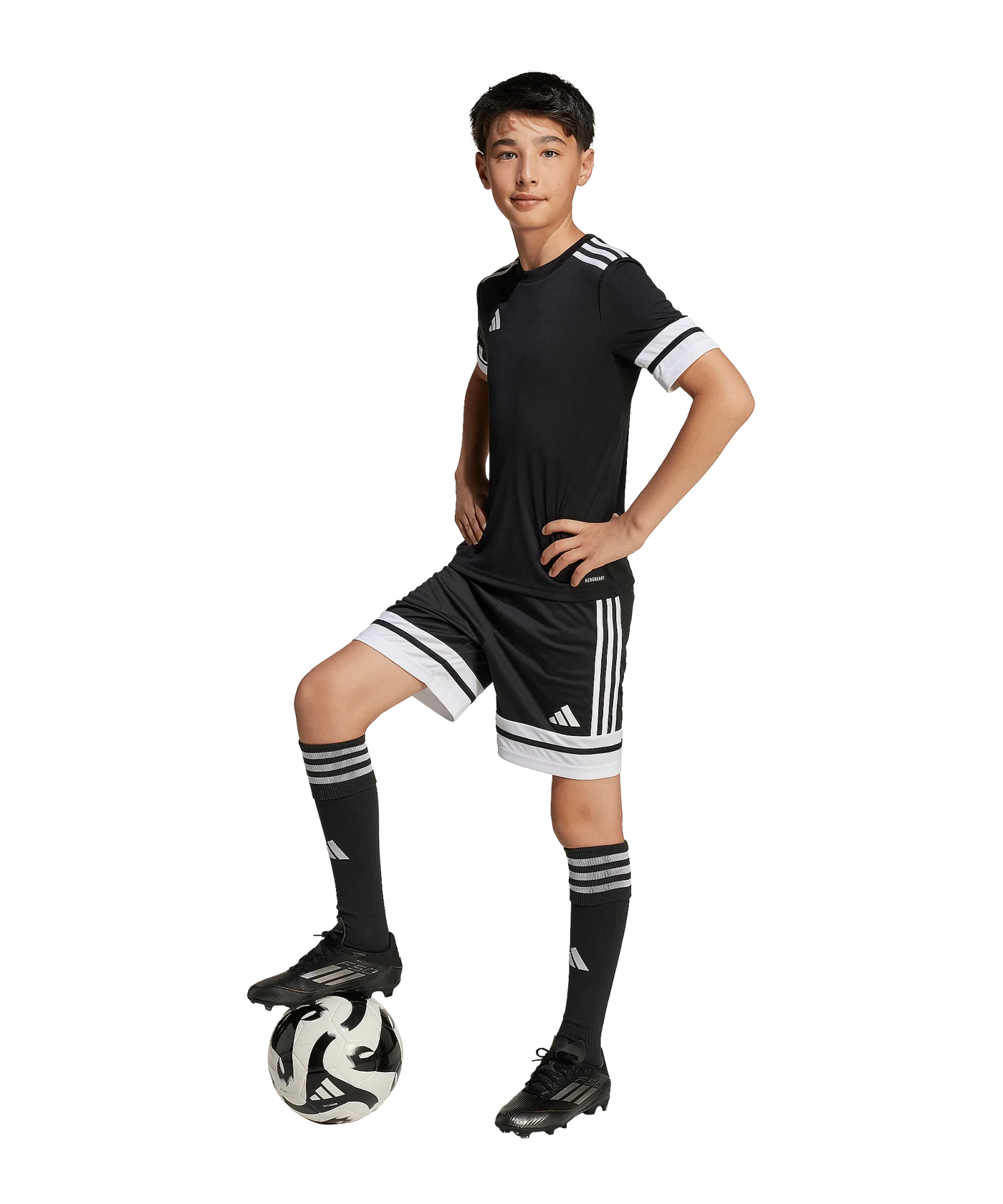 adidas Squadra 25 Trikot Kids Schwarz