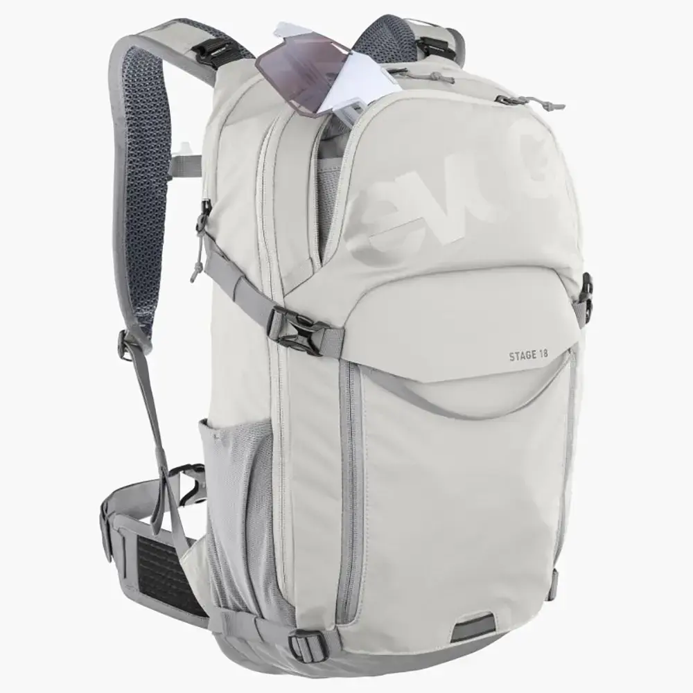 Evoc Stage 18L Dagrugzak Beige/Grijs