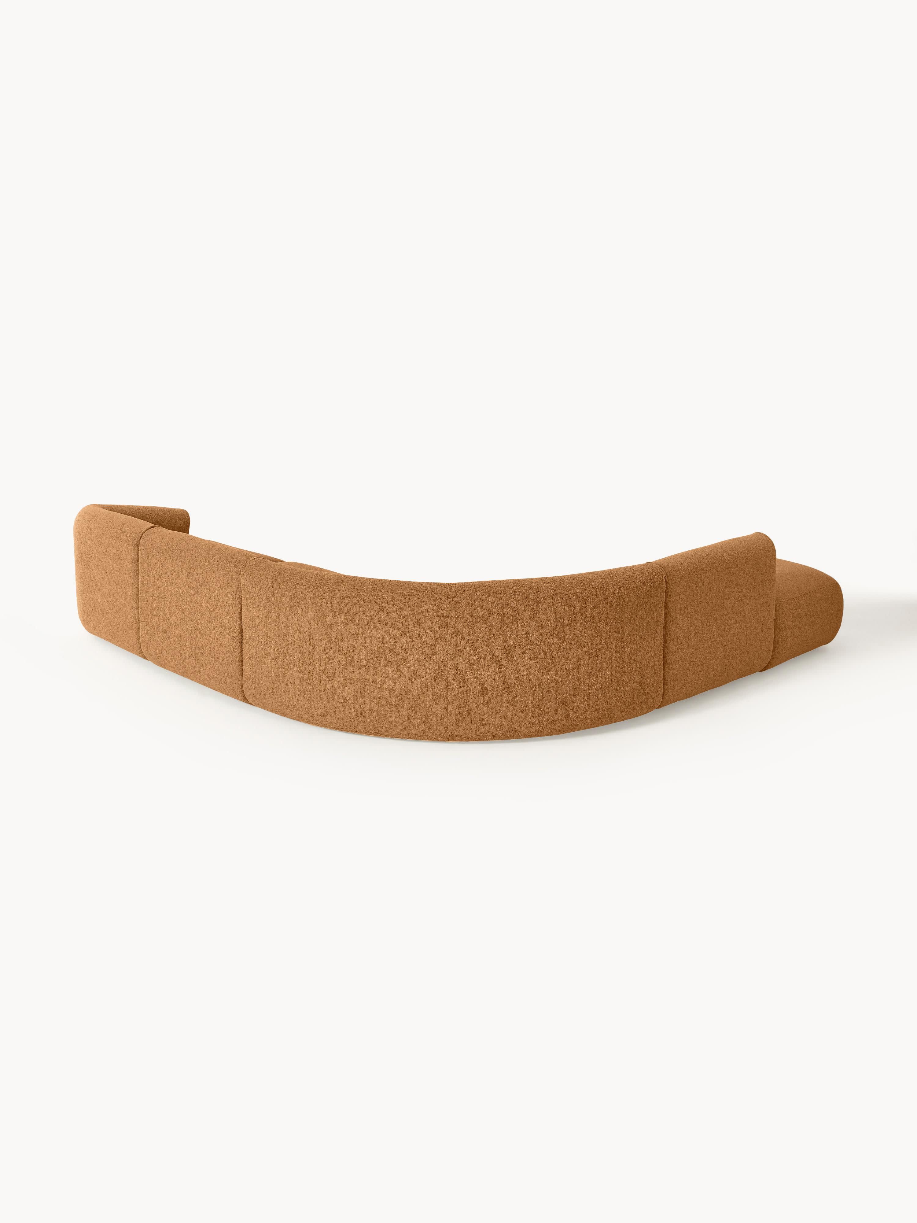 Modulaire bouclé hoekbank Sofia (4-zits)