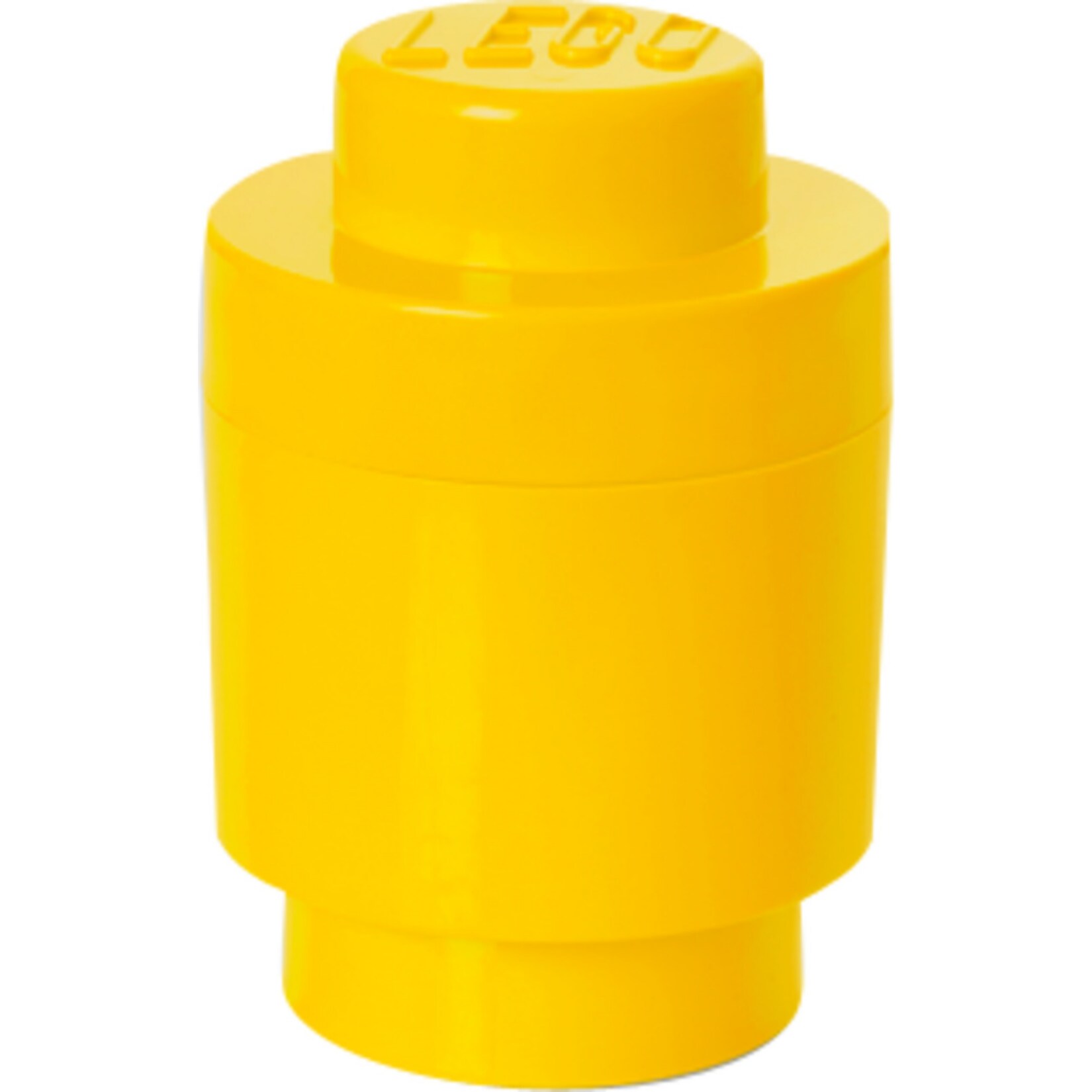 Room Copenhagen Aufbewahrungsbox LEGO Storage Brick 1 rund gelb