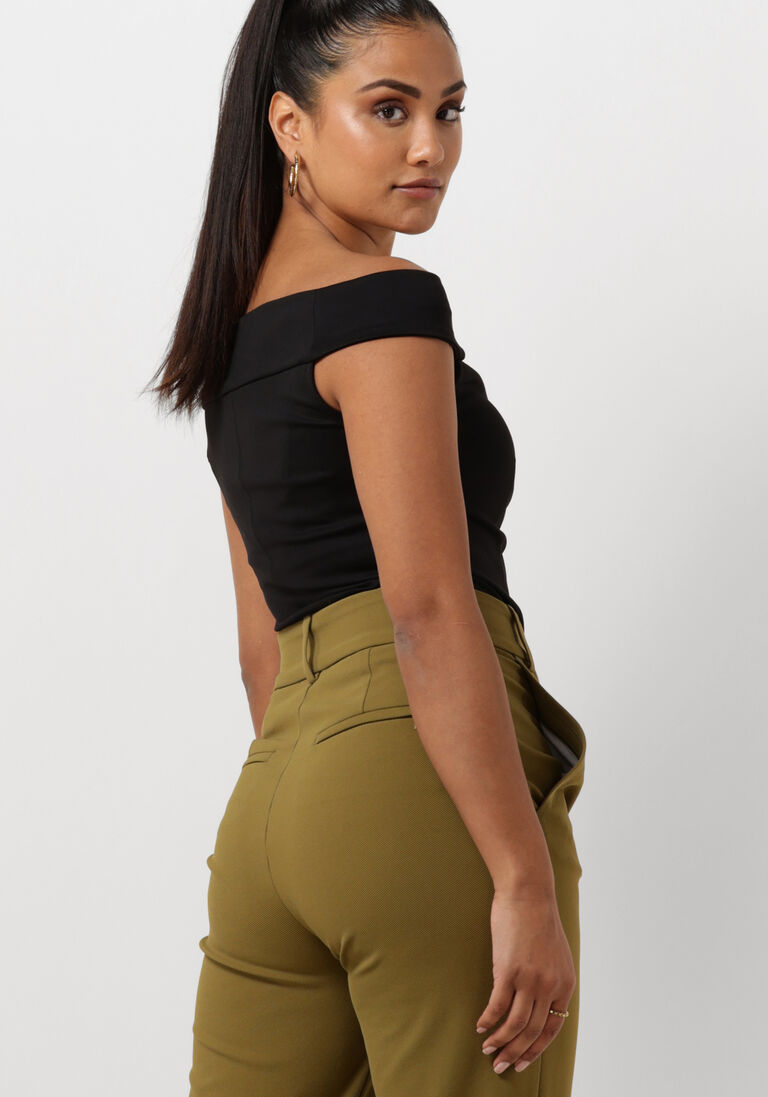 VANILIA zwarte vanilia top punto off the shoulder