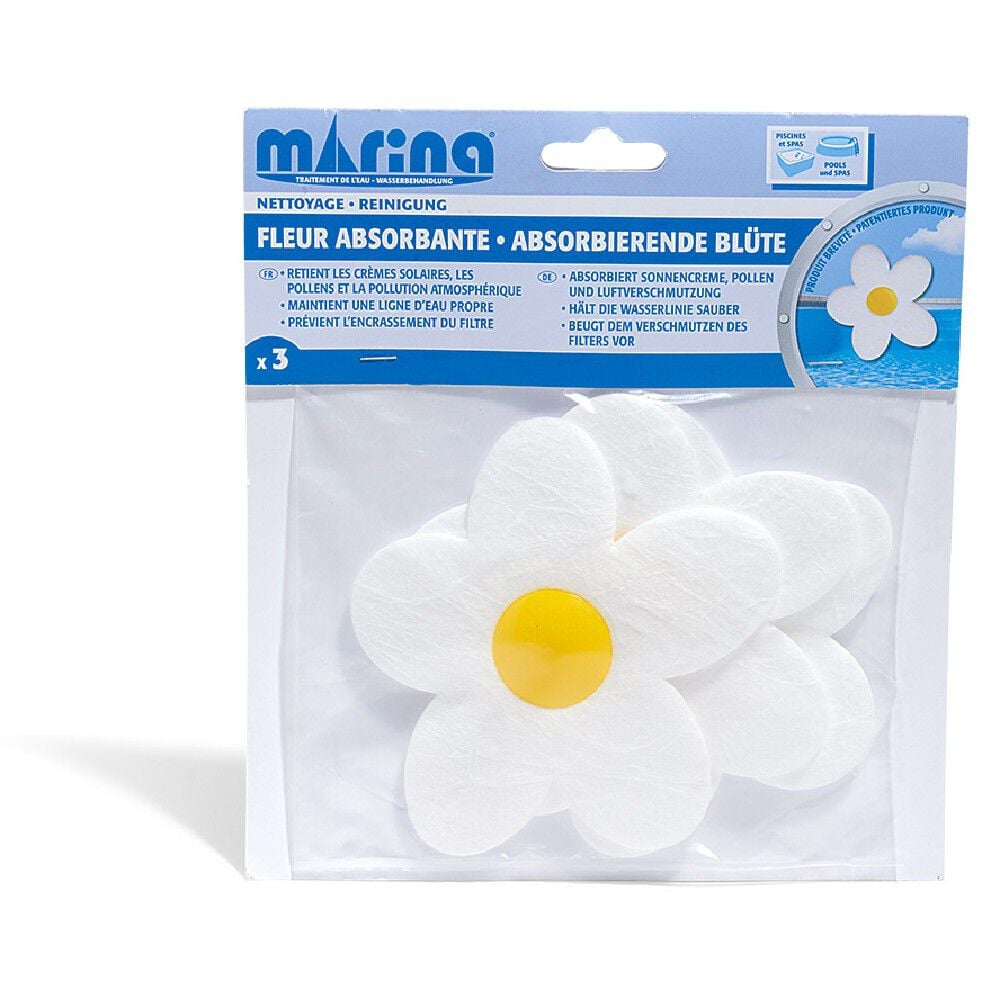Fleur absorbante impuretés x3
