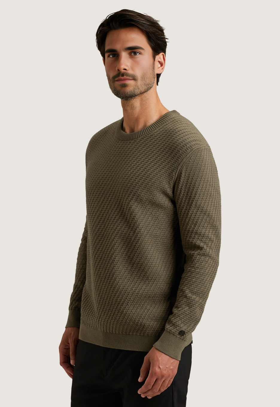 Cast Iron Cotton Structured Trui