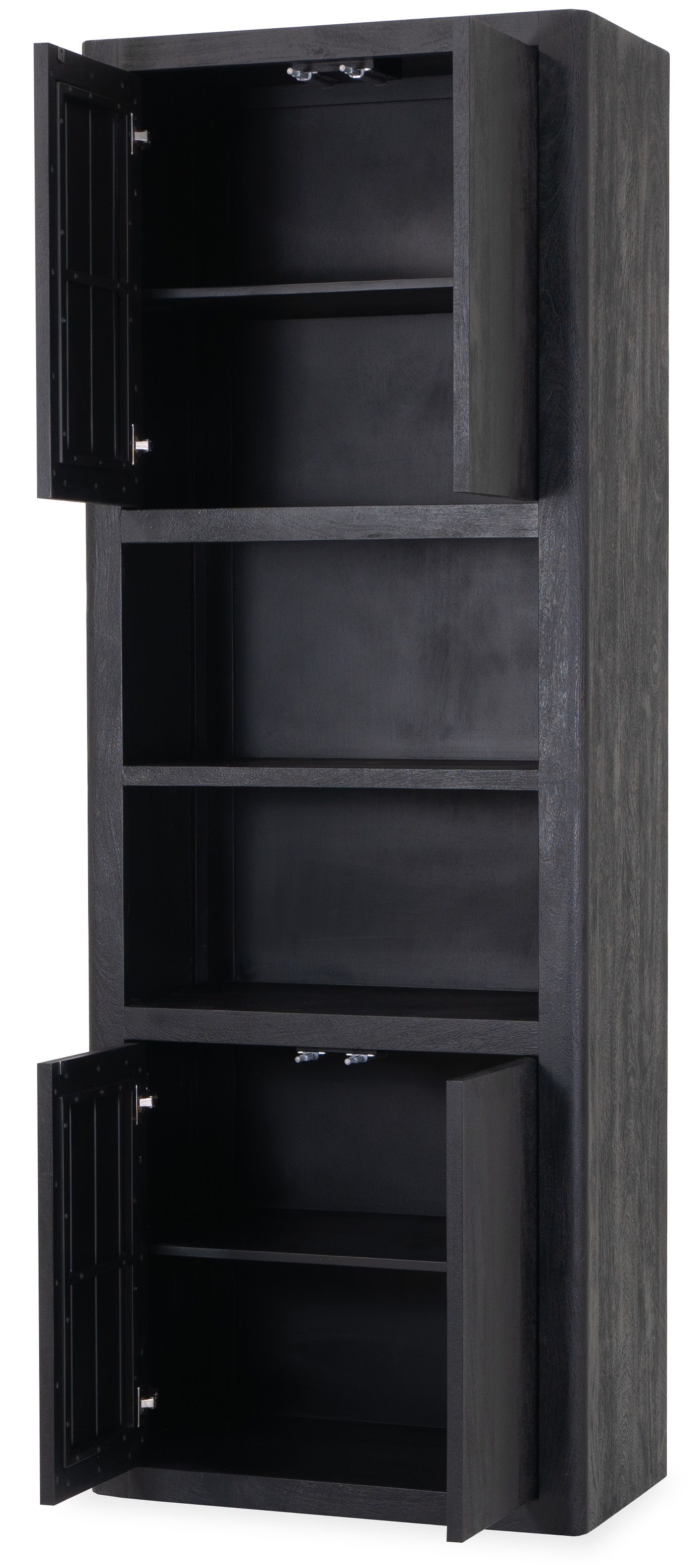 Bergkast Zwart Tenna B80 x D45 x H220 cm