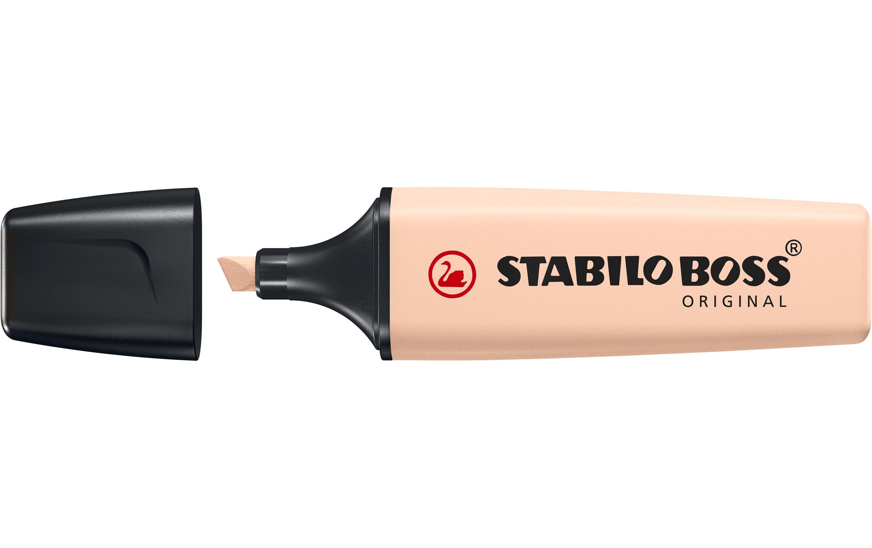 Textmarker BOSS ORIGINAL NatureColors BeigeLeuchtmarker mit Keilspitze