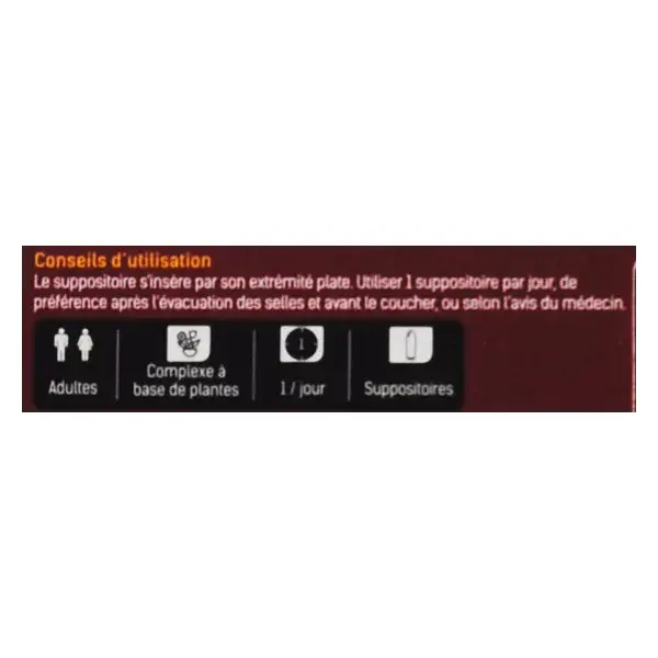 Supositórios Santé Verte Circulymphe Complex H 10