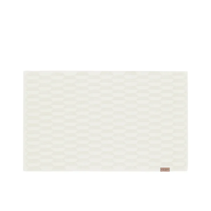 Mette Ditmer - Geo Badezimmermatte 50 x 80 cm, off-white