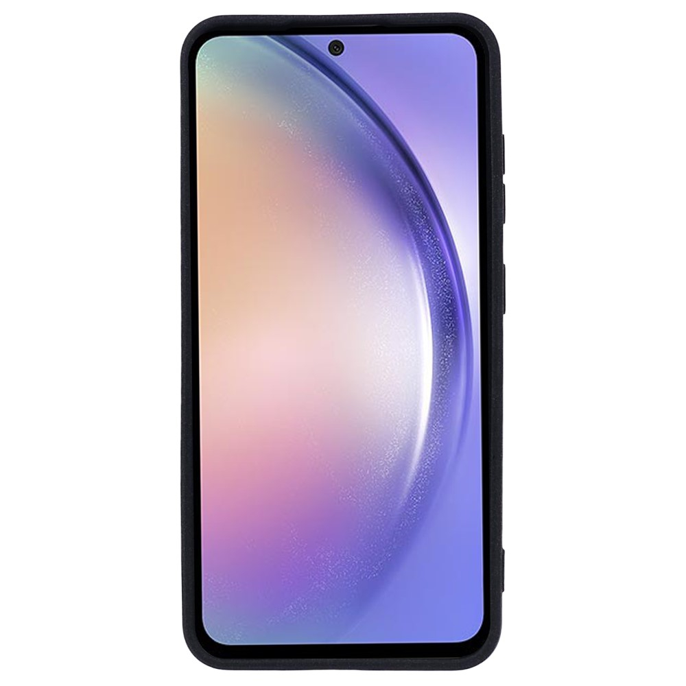 Samsung Galaxy S24 Gummi Case Hülle mit Kameraschutz - Schwarz