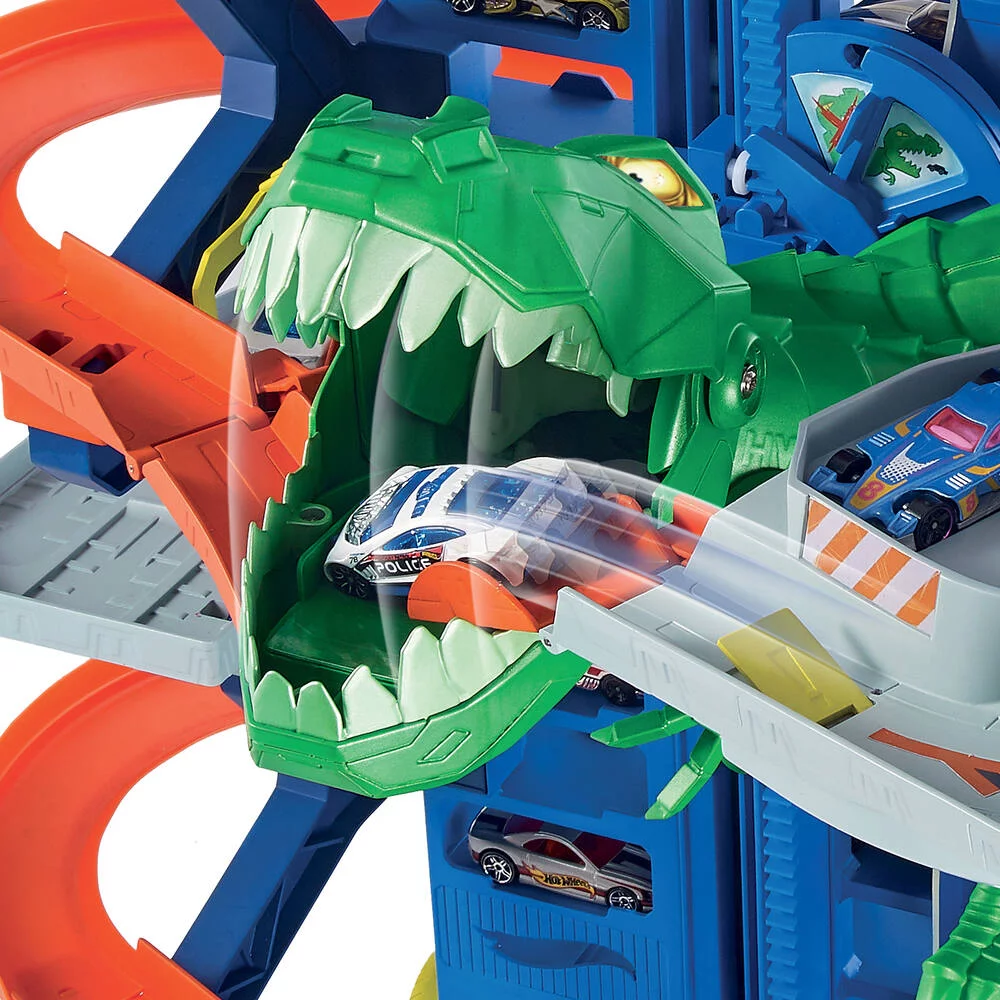 HOT WHEELS - SUPER DINO ROBOT GARAGE