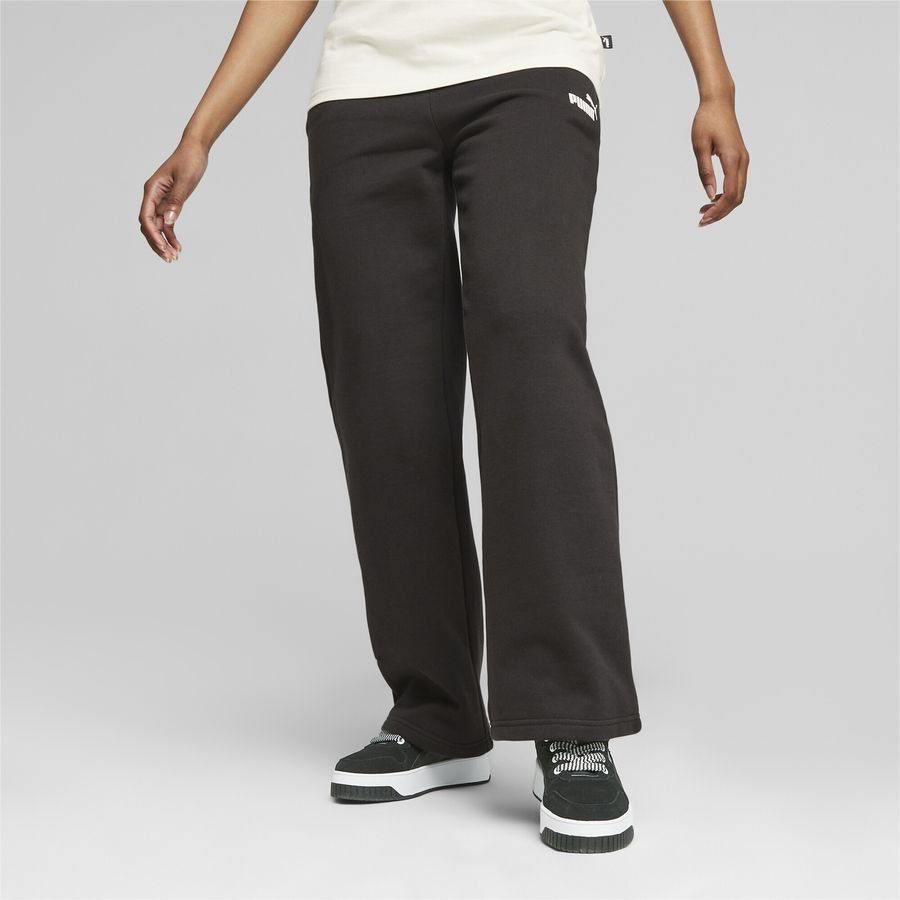 ESS  Straight Leg Small Logo Pants FL PUMA Black