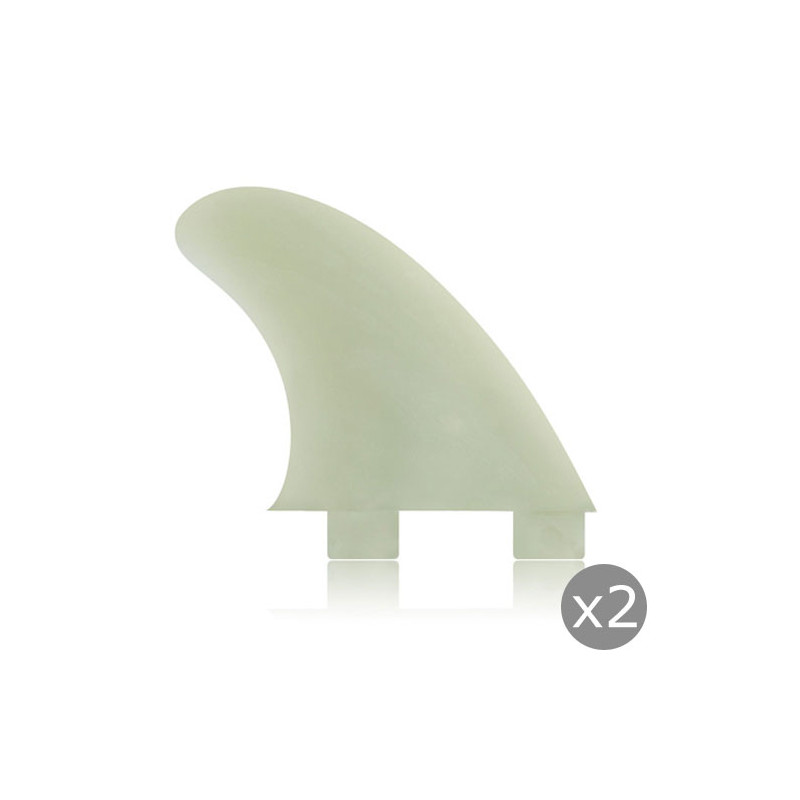 AILERONS FCS GX NATURAL GLASS FLEX TWIN