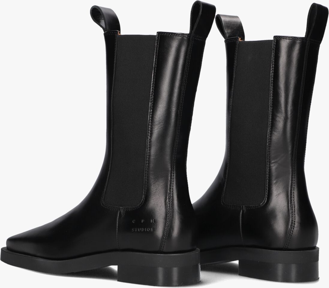 zwarte copenhagen studios chelsea boots cph747