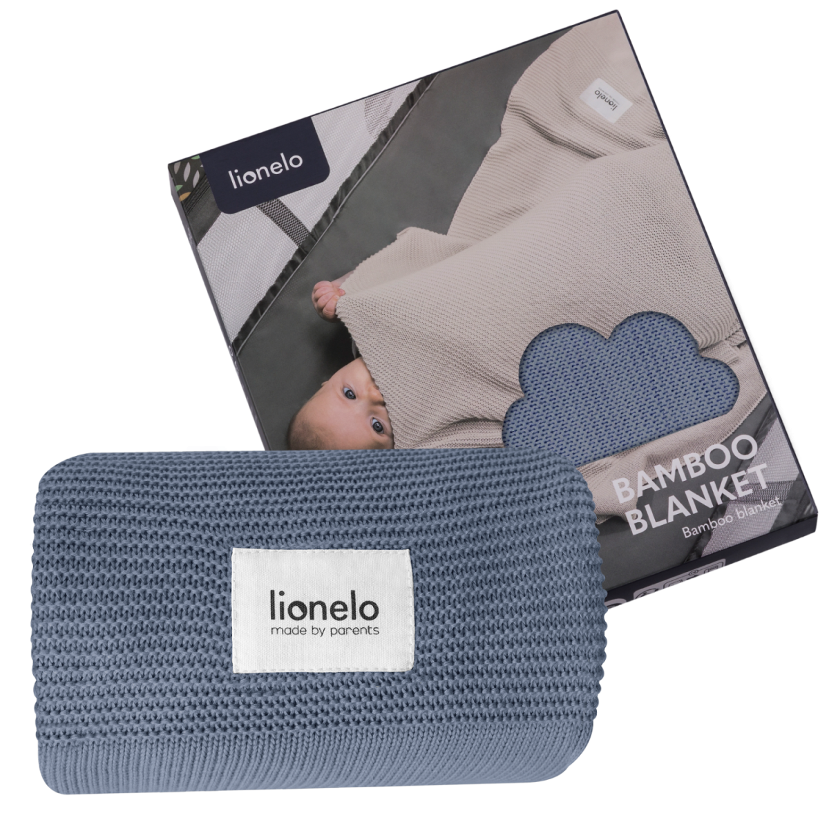 Couverture de luxe pour bébé - Hypoallergénique - Antibactérienne - Antifongique - 100% coton de bambou