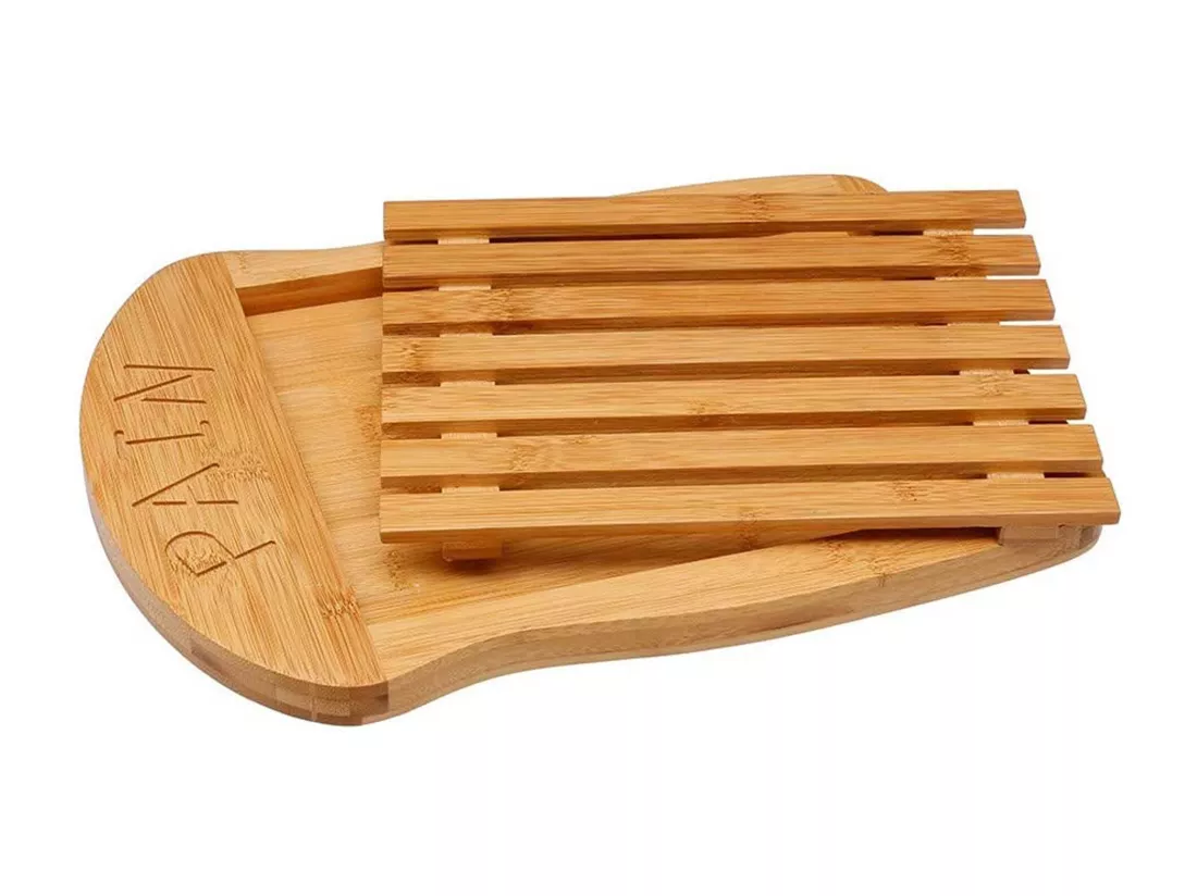 WELL HOME - Planche à tranches en bambou 34x26x2cm