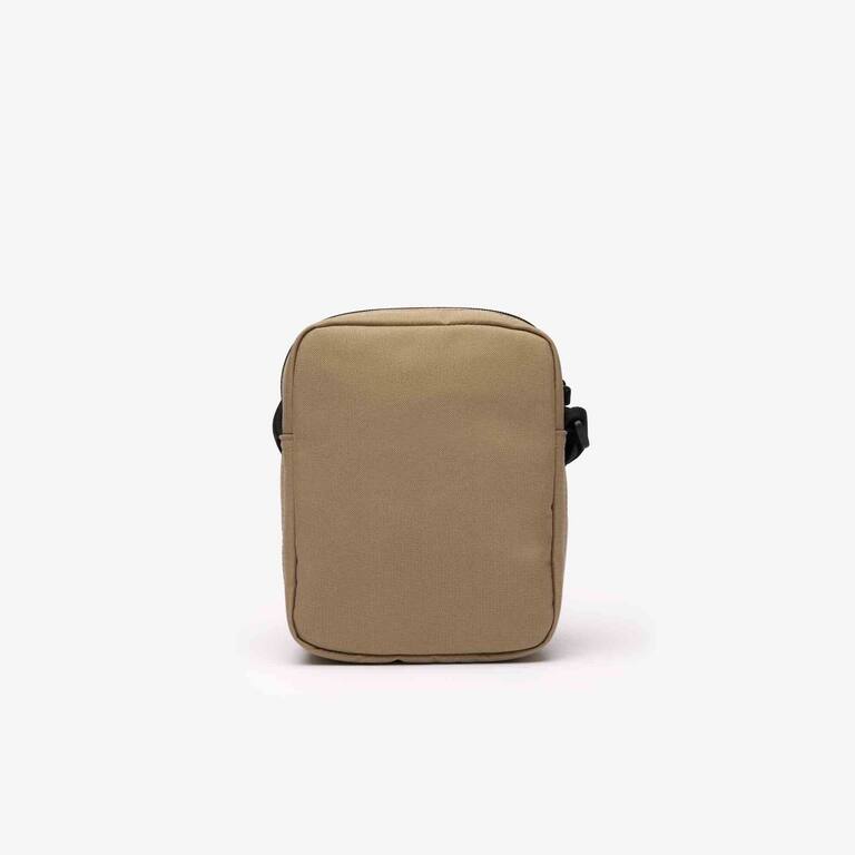 Sacoche zippée unisexe Lacoste avec poche sur le devant Sacoches & Pochettes - Beige - Lacoste - Unisex
