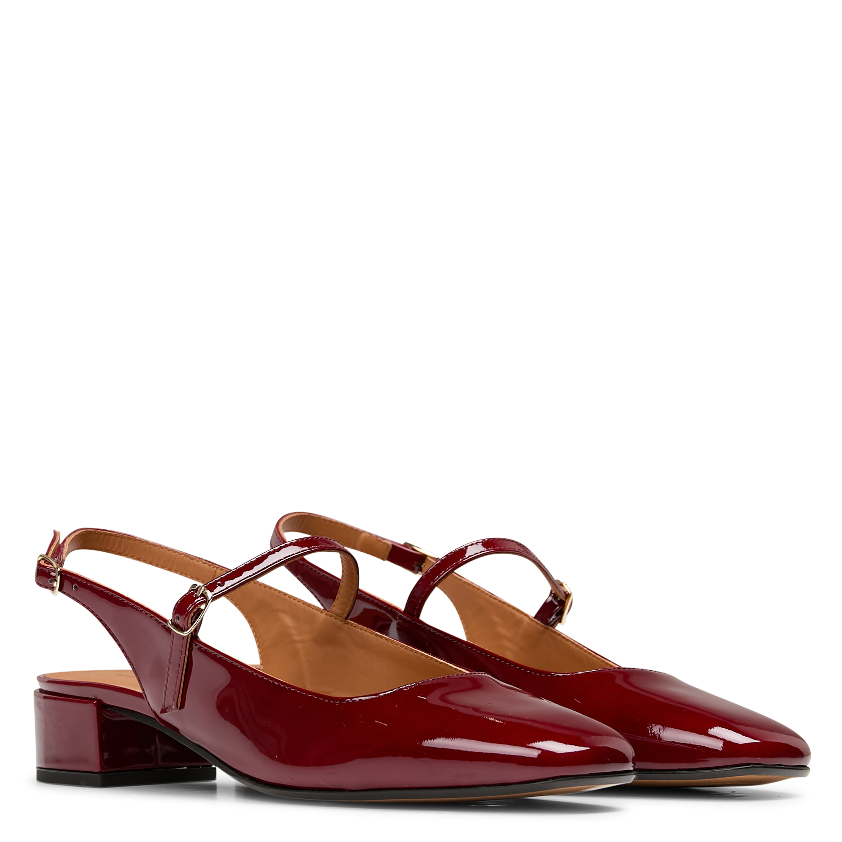 N°122 - Babies en cuir | Rouge