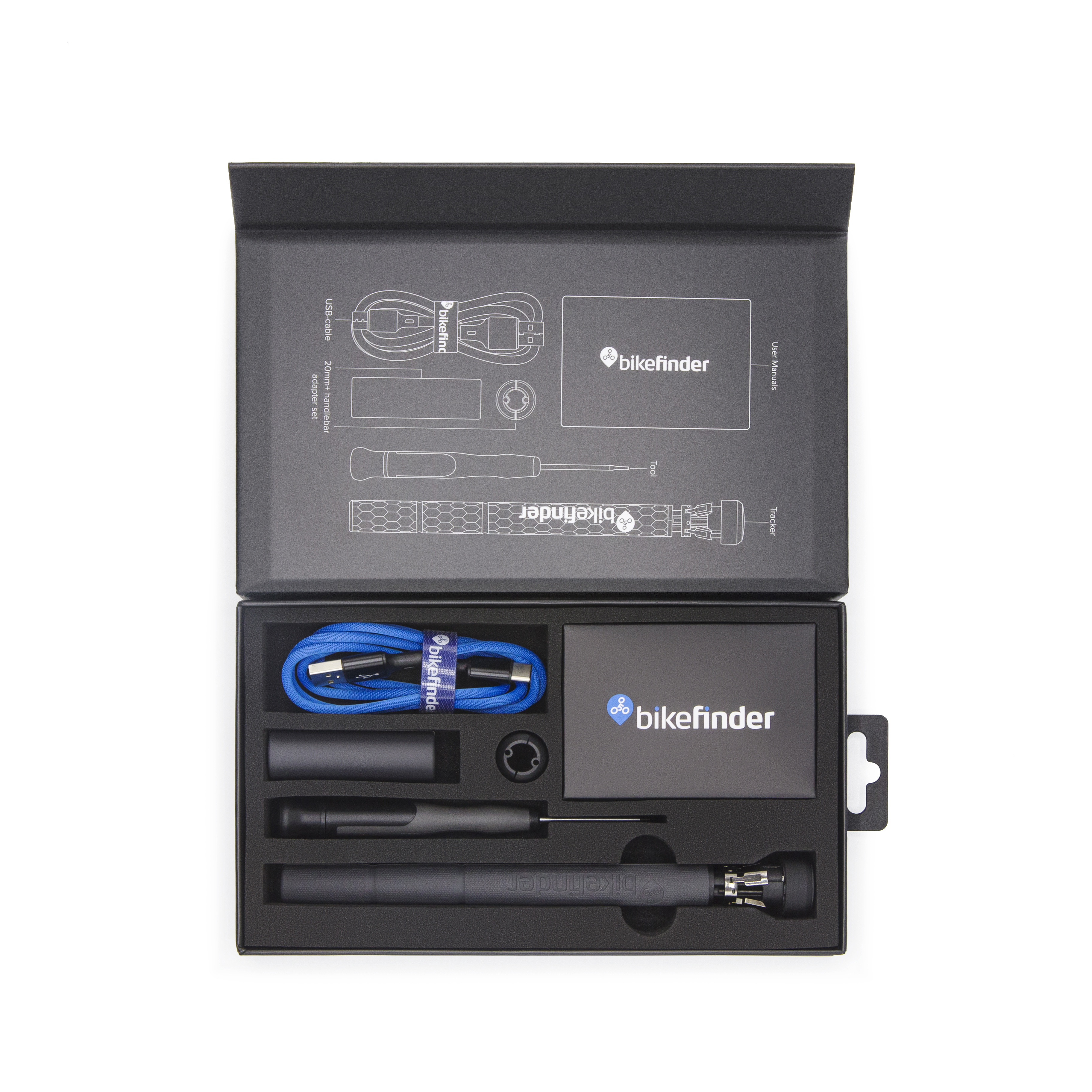 BikeFinder GPS-sporing Black