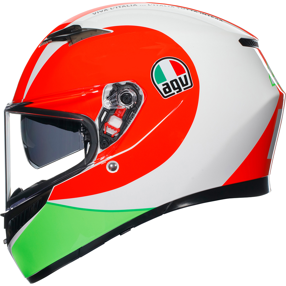 AGV - Casque K3 Rossi Mugello 2018 Vert / Blanc / Rouge