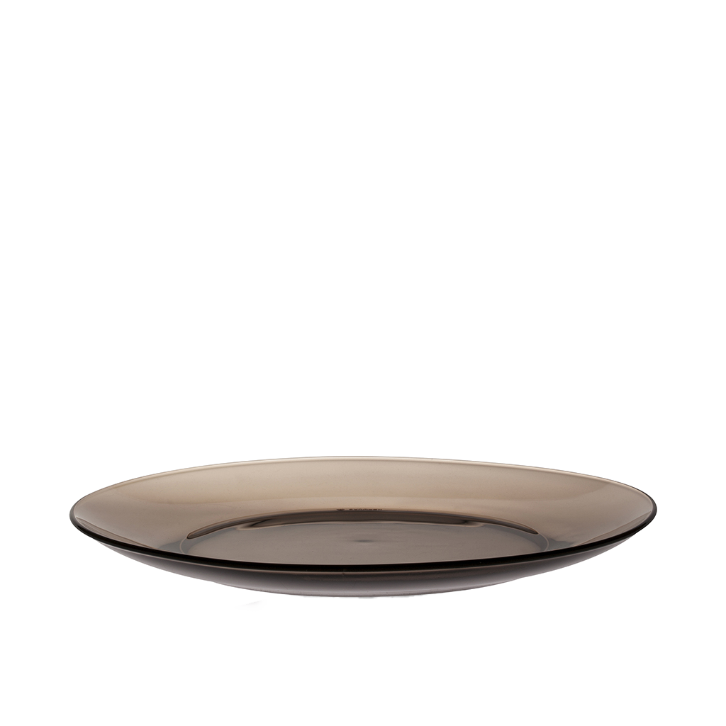 Lys - Assiette plate en verre (Lot de 6)