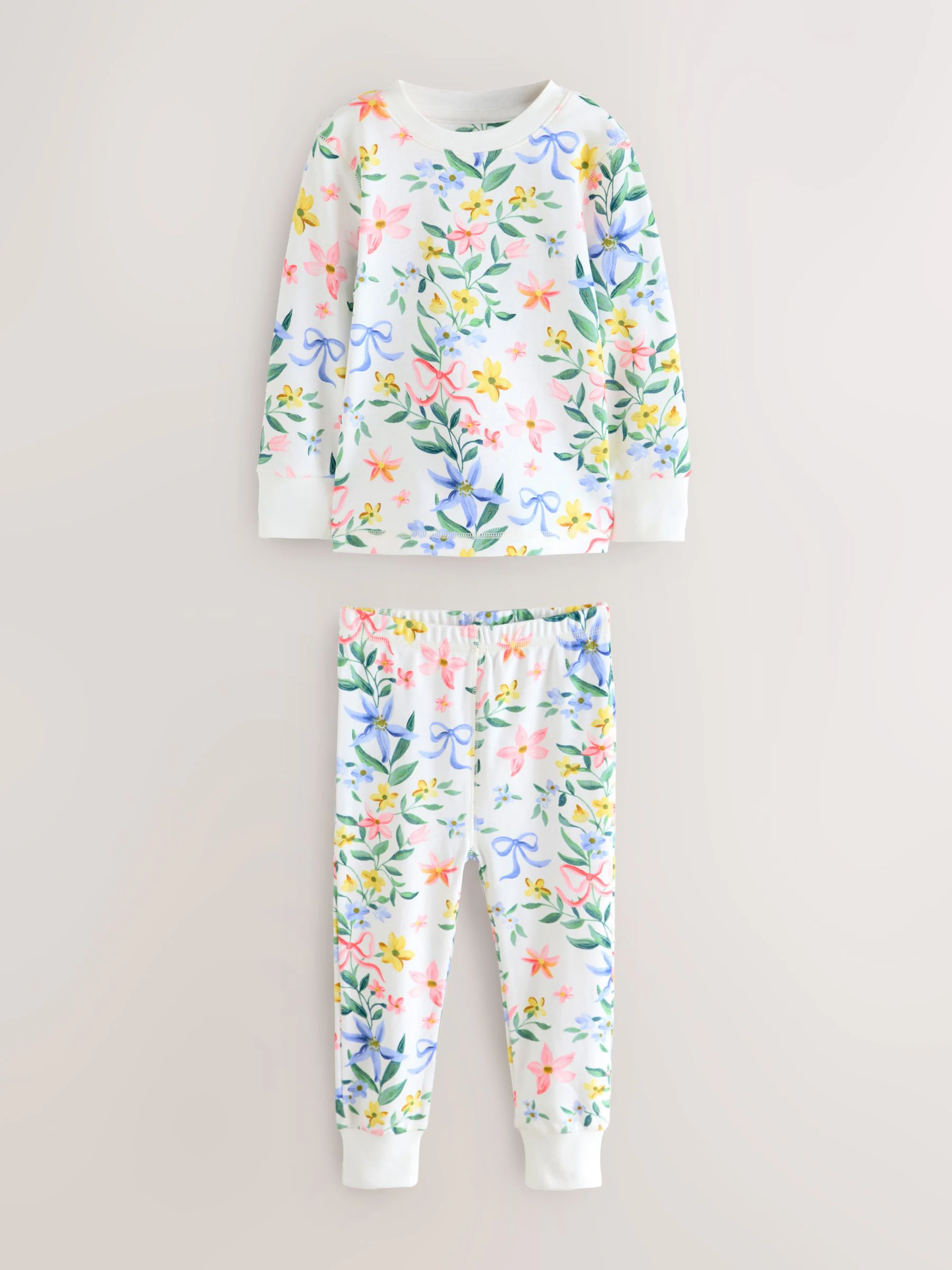 Roze/blauw - Verpakking van 3 knusse pyjama's (9 mnd-16 jr)