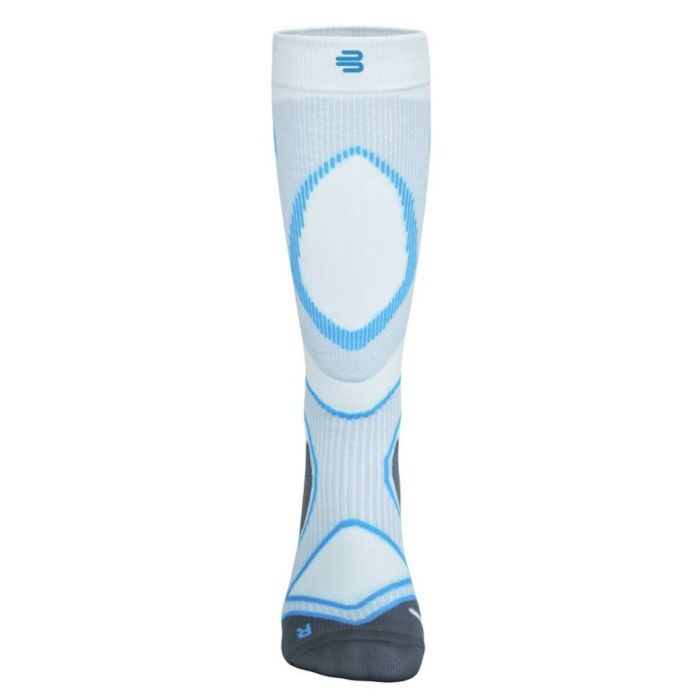 Bauerfeind Herre Strømper Run Performance Compression Socks High Cut Hvid