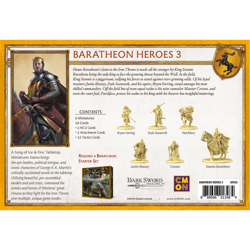 Le Trône de Fer : le Jeu de Figurines - Héros Barathéon 3