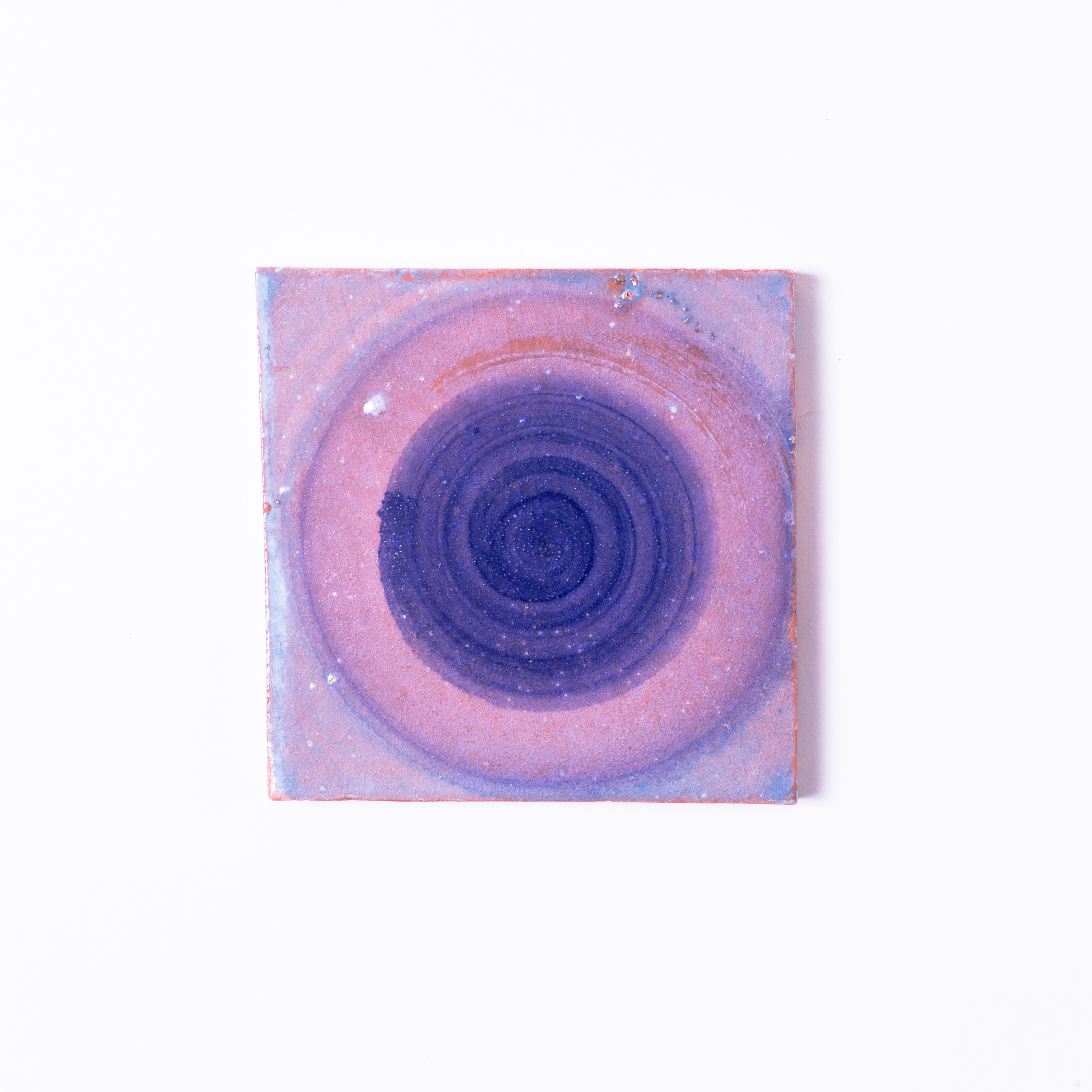 Handglasierte Kachel 'Rond', L 10 cm, B 10 cm von fischer's lagerhaus