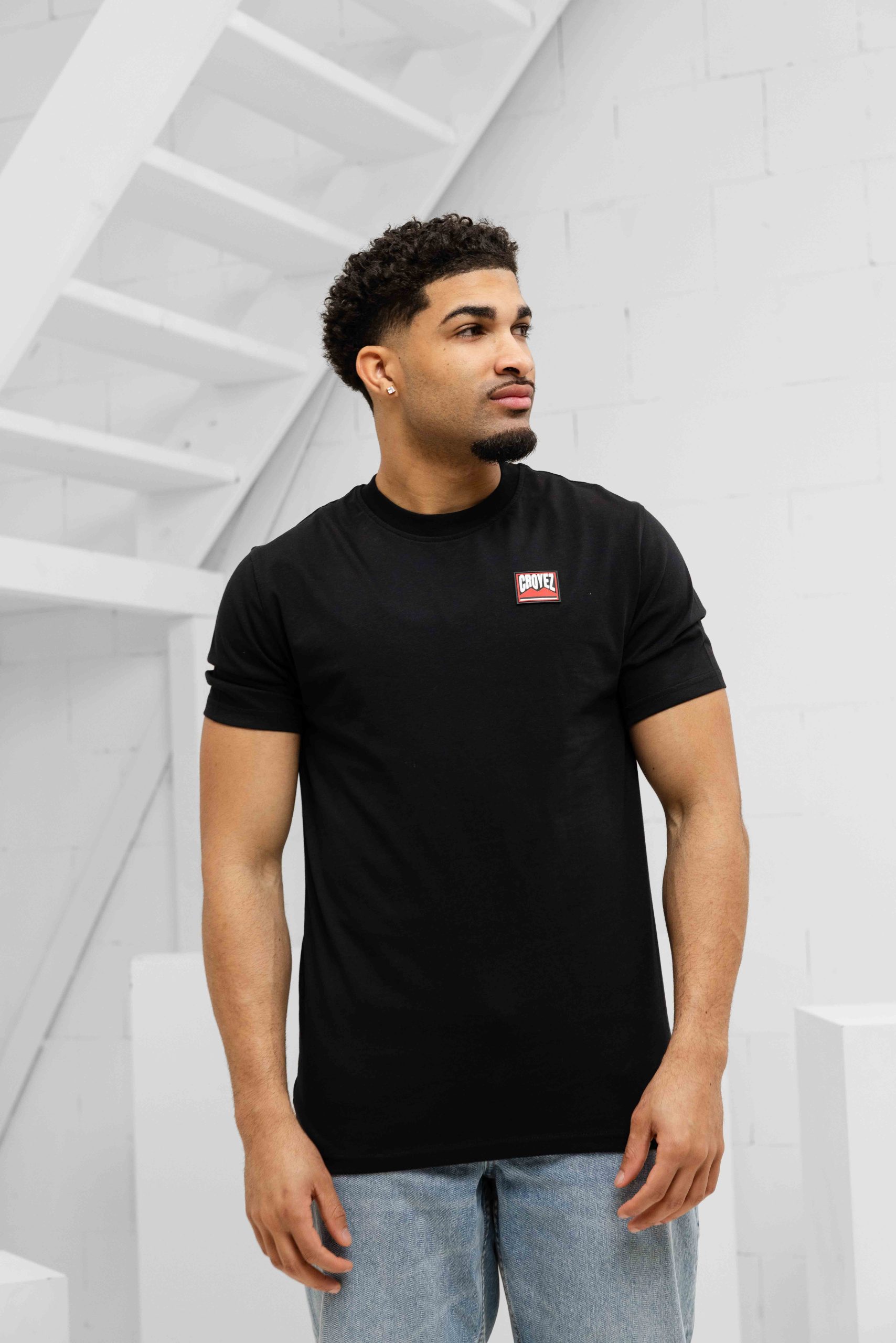 Croyez Patch T-Shirt Heren Zwart