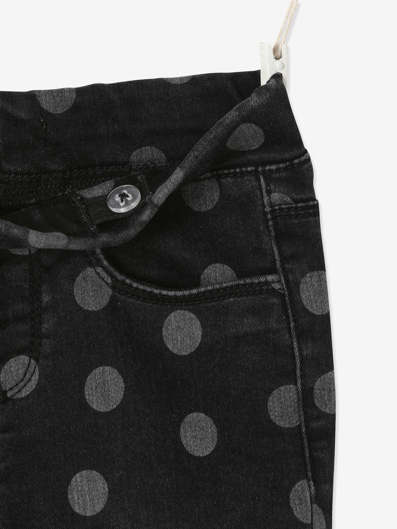 Calça legging estilo fantasia para meninas, preta lisa