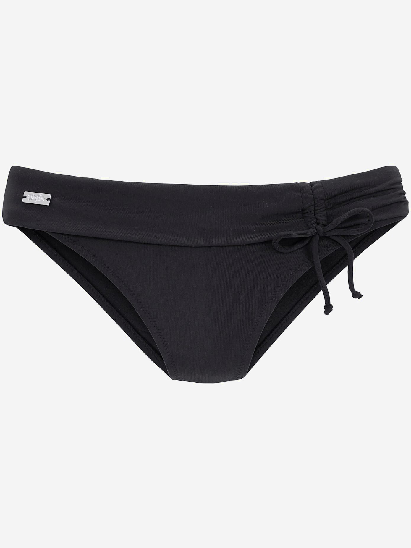 Bas de maillot de bain ceinture à revers