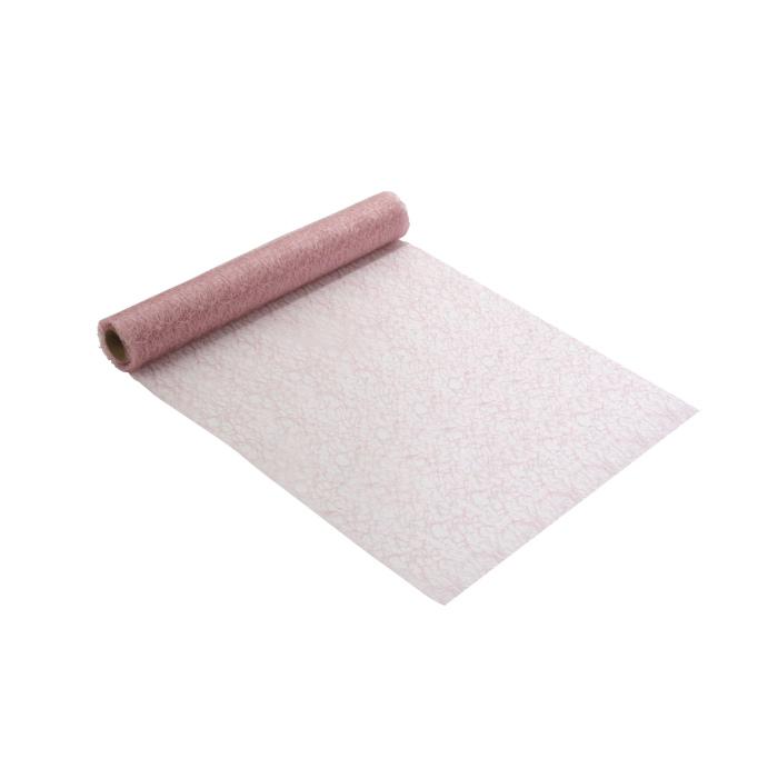 CHEMIN TABLE MAILLE 30CMX5M BLUSH