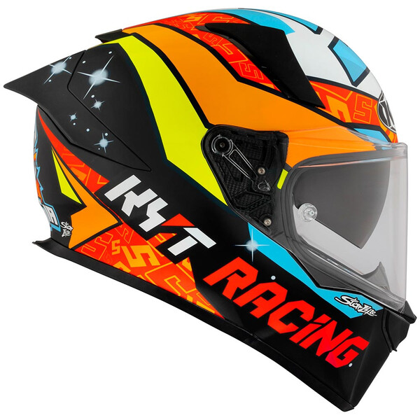 kyt - Casque R2R Max Version Masia 2022 Replica Orange / Bleu / Rouge