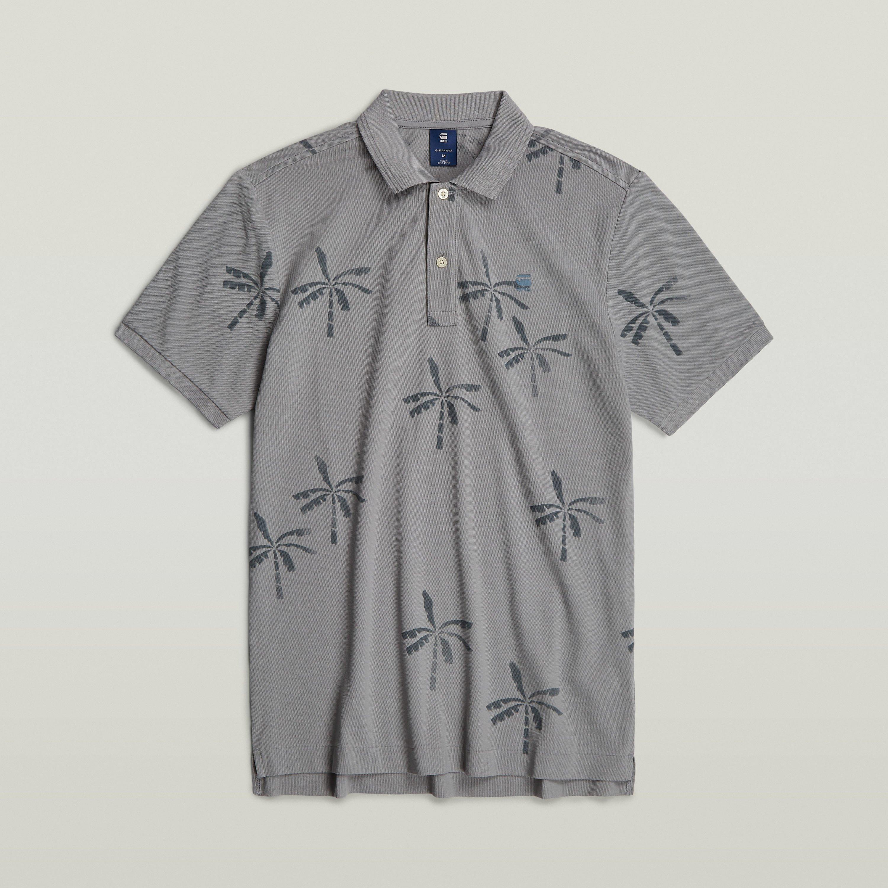 G Star Dunda Slim Print Polo Shirt