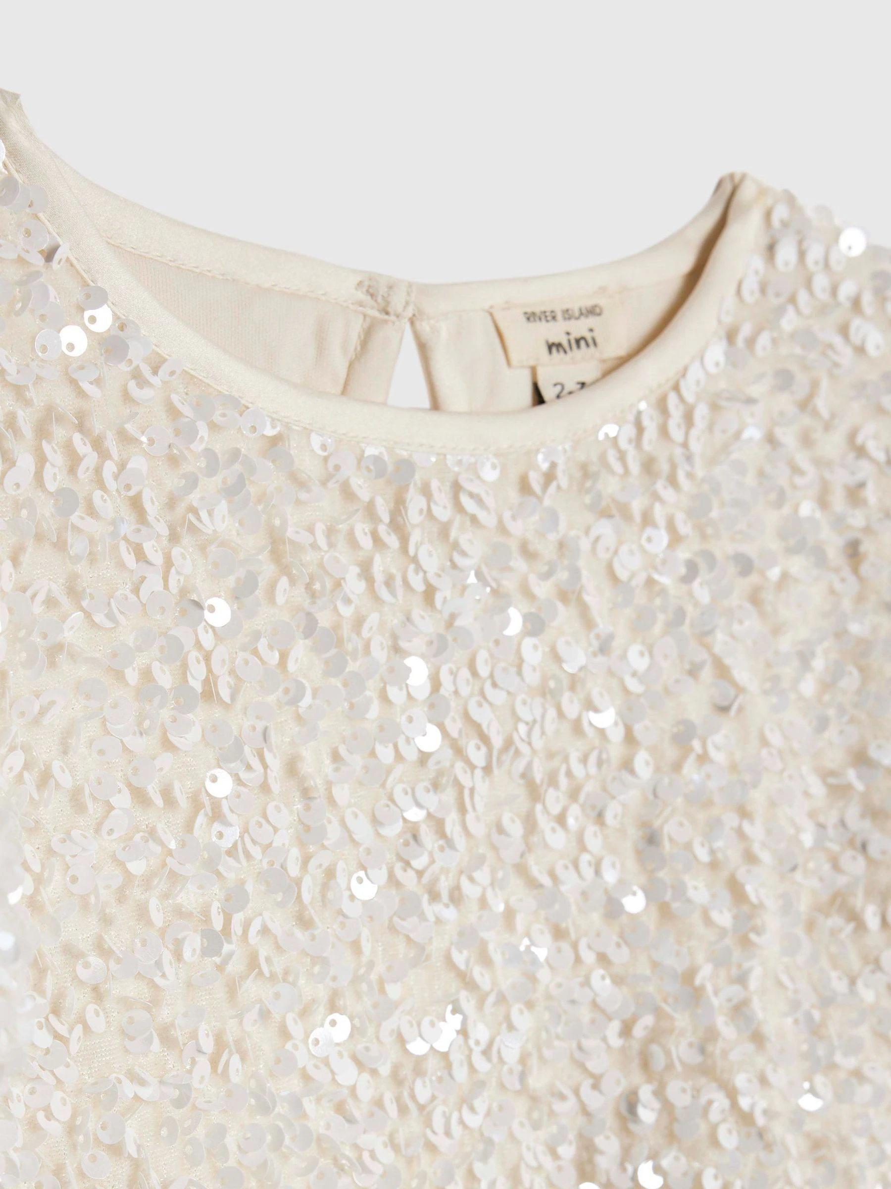 River Island Sequin Bow Dress