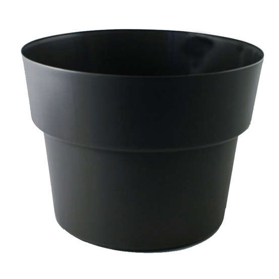 Pot rond CocoriPot, coloris ardoise Ø 48 x H. 38 cm