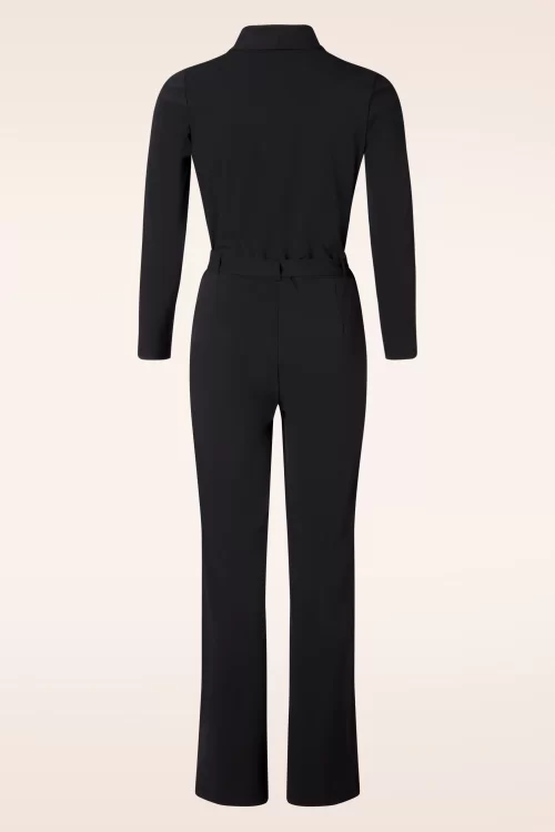 Smashed Lemon Shirley jumpsuit in zwart