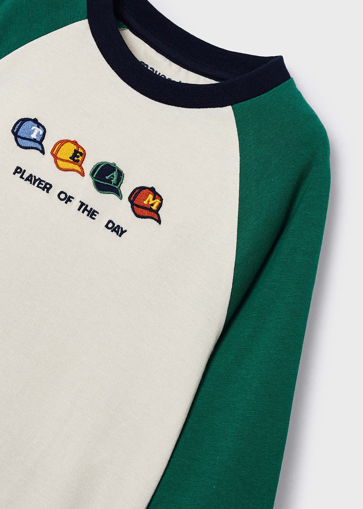 Camiseta raglan Better Cotton para meninos