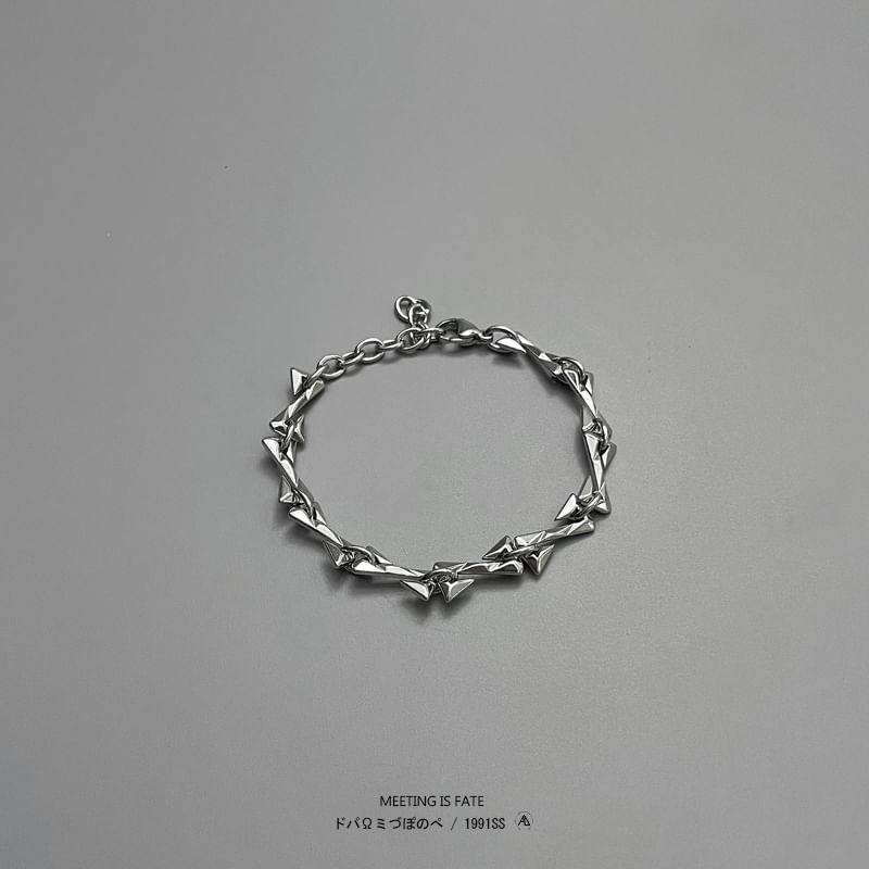 Elnge - Geometrische roestvrijstalen armband
