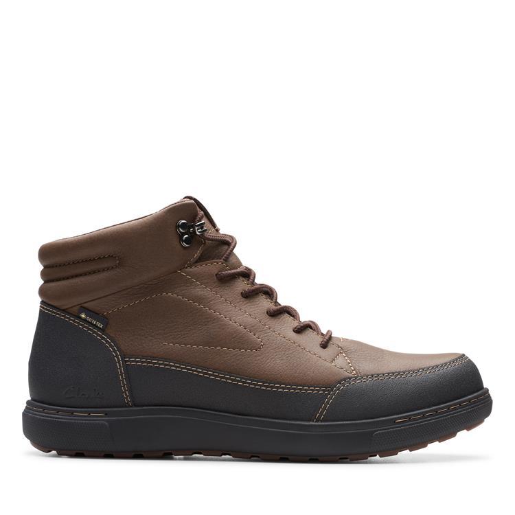 Clarks Mapstone Higtx dk brown wlined