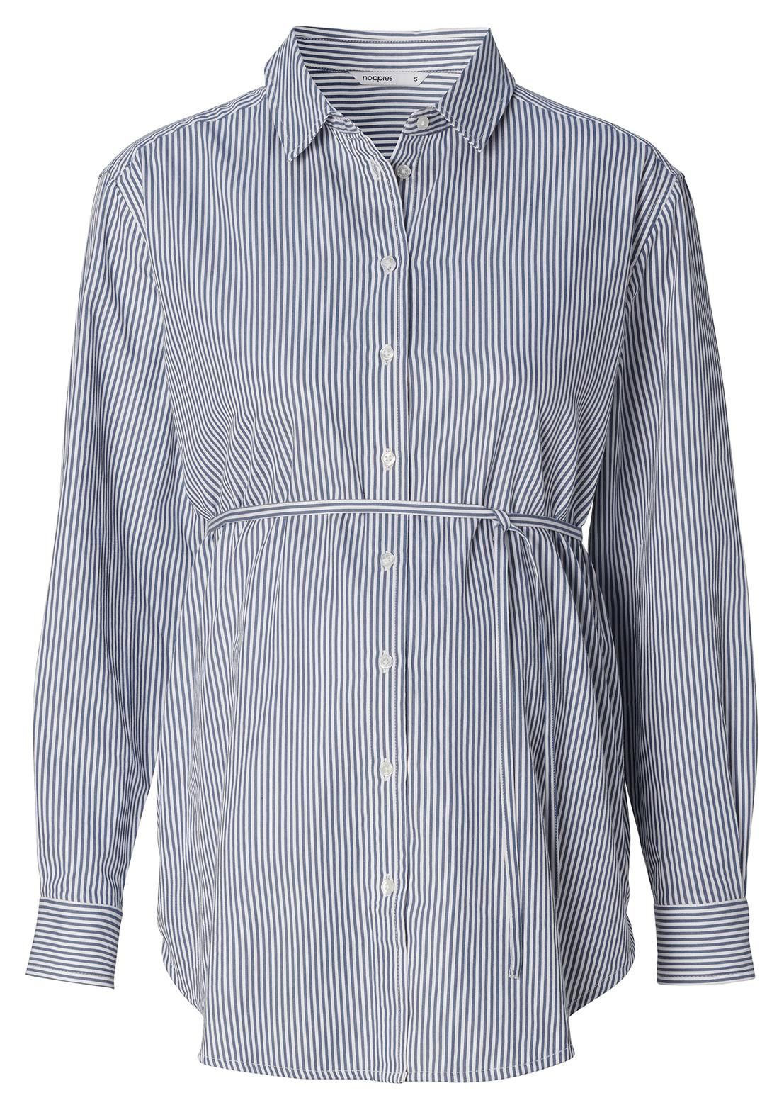 Noppies Maternity Blouse Arles - Gris blue Stripe