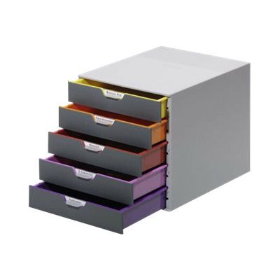 Durable Varicolor - Module de classement 5 tiroirs - multicolore