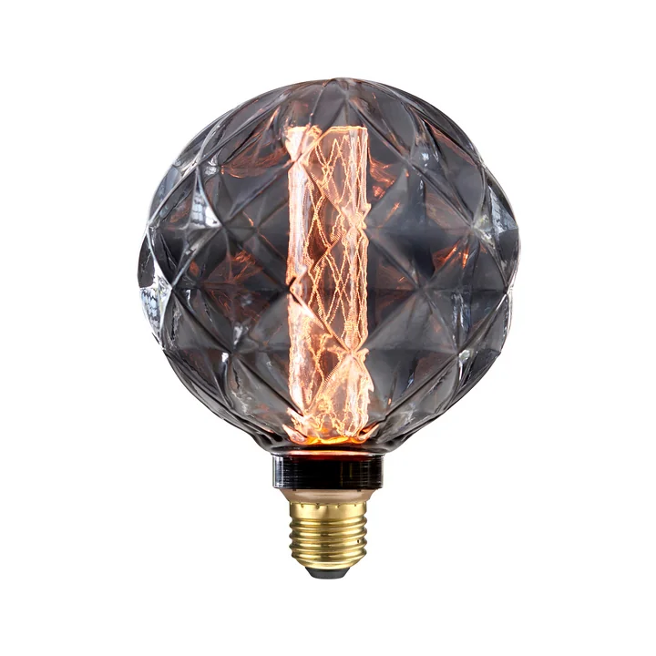 NUD Collection - LED Romb Leuchtmittel, E27 / 3,5 W, smoke