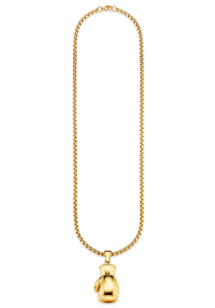 Bruno Banani Kette mit Anhänger »Schmuck Geschenk Halskette Box-Handschuh Venezianerkette«