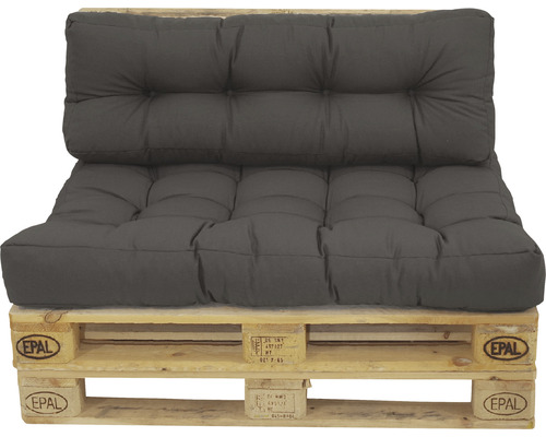 Palletkussen Sun Garden zitkussen antraciet 120x80x16 cm