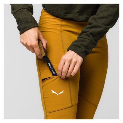 Legging Femme Salewa Alpine Hemp Marron