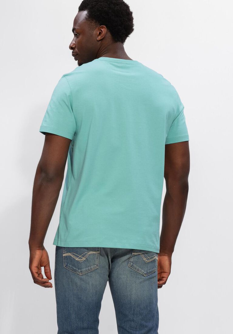 blauwe parajumpers t-shirt patch tee