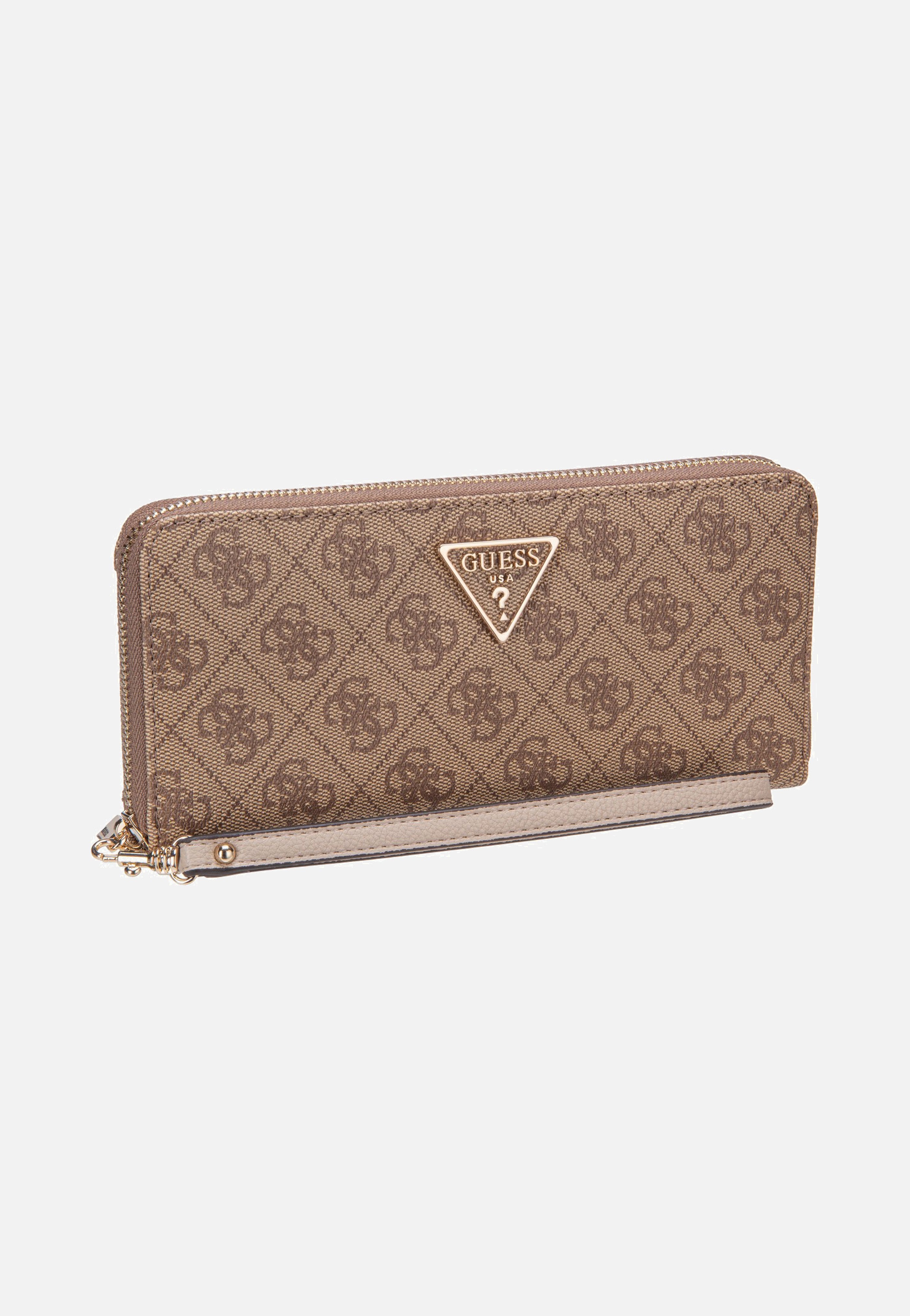 Laurel II Slg Large Zip Around Latte Logo - Portemonnaie