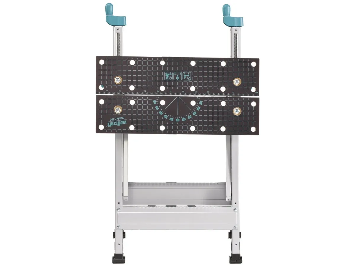 wolfcraft GmbH MASTER 200, Savbuk arbejdsbord, MDF, Aluminium, Sort, 180 kg, 14,5 cm, 36,5 cm