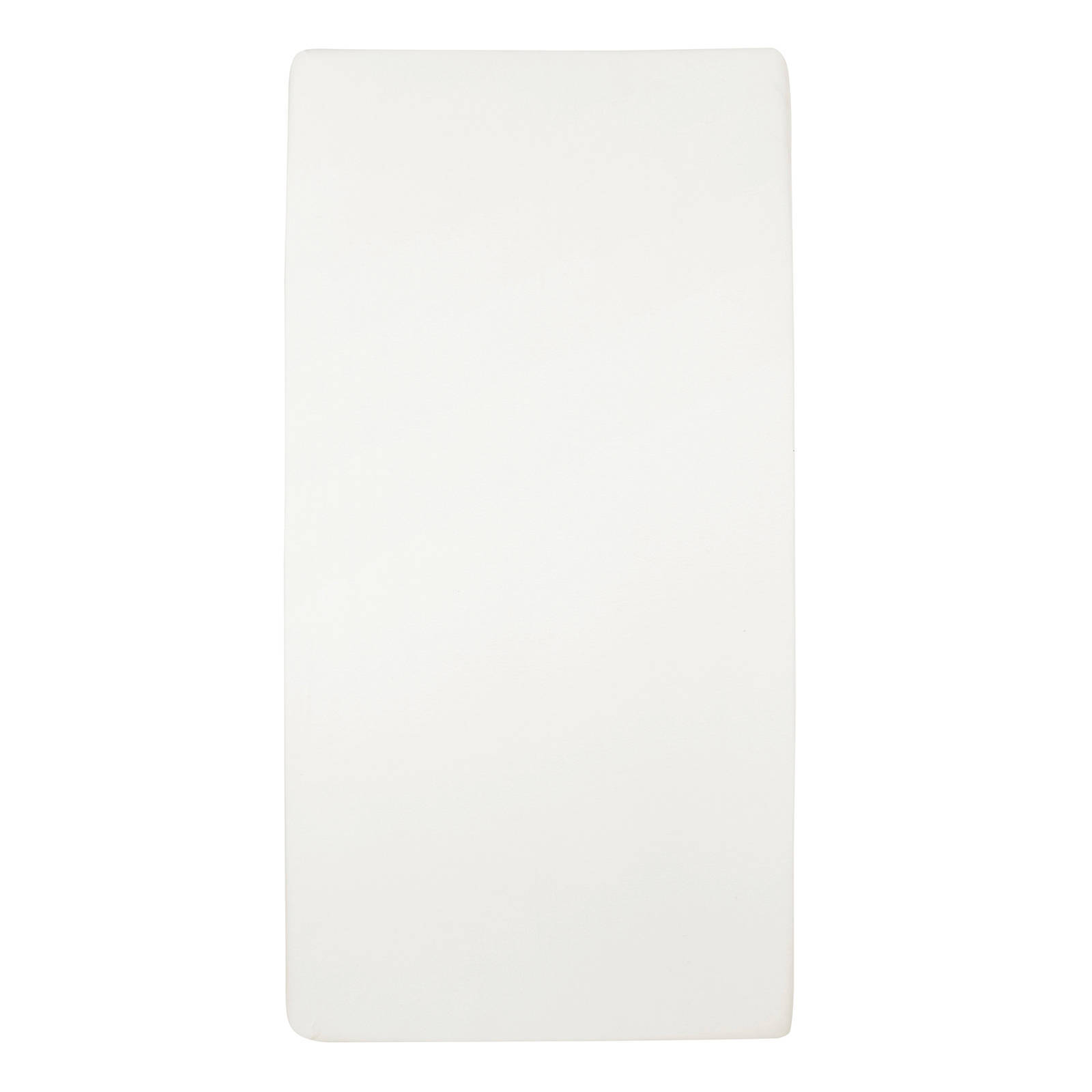 Meyco katoenen jersey hoeslaken wieg 40x80/90 cm (set van 2) offwhite